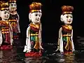 Water puppets at the Thang Long Theater