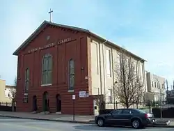 Leadenhall Street Baptist Church at 1023 Leadenhall Street in Sharp-Leadenhall, Baltimore