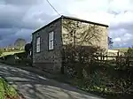 Methodist Church and retaining Wall with Gate and Steps