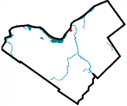 Location of LeBreton Flats in Ottawa
