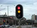 LED traffic lights in Örnsköldsvik, Sweden