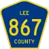 State Road 867 and County Road 867 marker