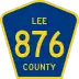 County Road 876 marker