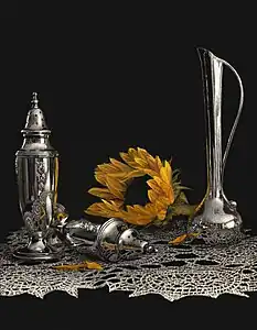 Sunflower and Silver by Diana Lee]