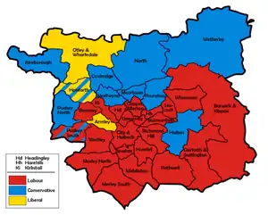 1980 results map, with new ward boundaries