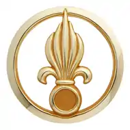 Beret badge of the Foreign Legion (old model).
