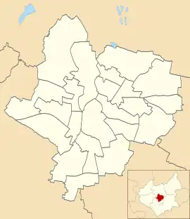 Scheduled monuments in Leicester is located in Leicester
