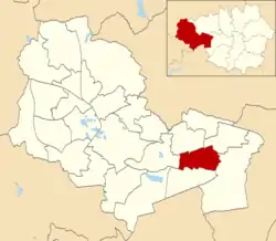 Leigh East ward within Wigan Metropolitan Borough Council