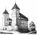 Gottlieben Castle in the 19th century