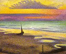 Georges Lemmen, c.1891-92, The Beach at Heist, Musée d'Orsay Paris