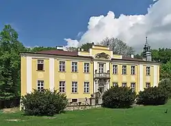 Lenno Palace in Łupki, Poland
