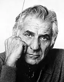 Leonard Bernstein, composer and conductor