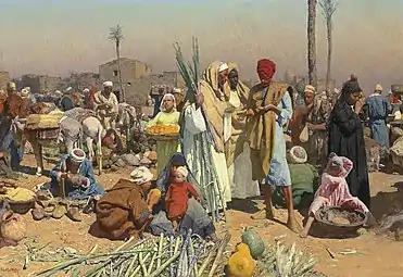 Market in Lower Egypt, date unknown