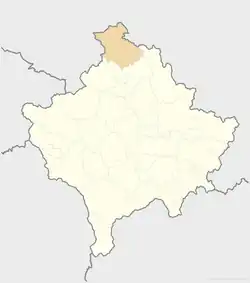 Leposavić is located in Kosovo
