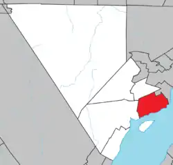 Location within Charlevoix RCM.