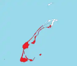 Location within Les Îles-de-la-Madeleine TE.