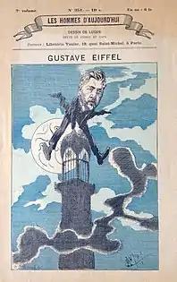 The engineer, Gustave Eiffel