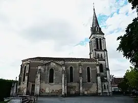 The church in Les Lèches