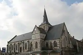 The church in Les Loges