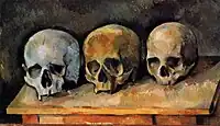 Still Life, Three Skulls, c. 1900, Detroit Institute of Arts