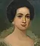 Portrait painting of Letitia Tyler