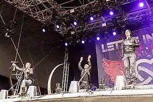 Letzte Instanz performing at Rockharz Open Air 2018