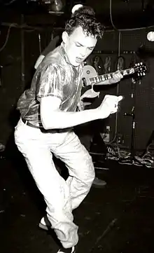 Levi Dexter performing in Tokyo, Japan, 1992