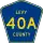 County Road 40A marker