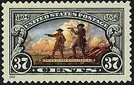 Lewis and Clark Expedition, 2004200th Anniversary issue U.S. postage stamp commemorating the 200th anniversary of the Expedition