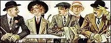 Illustration for Arrow Collar ad, 1907. J. C. Leyendecker