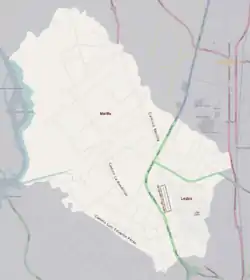 Street map of Lezica–Melilla