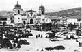 The Angelus on the eve of Easter Sunday 1900 in the Plaza de Armas.