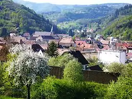 Lièpvre seen from Hoimbach