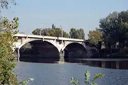 Libeň Bridge from the river