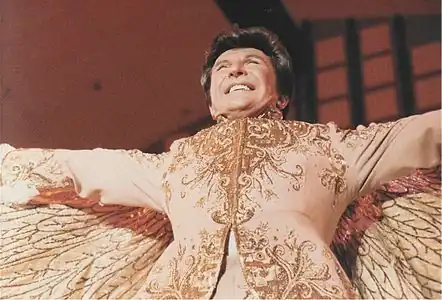 Liberace was well known for his extravagant stage clothes