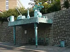 Feast of Giants, a bus stop in Liberec