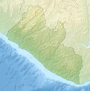 Mount Richard-Molard is located in Liberia