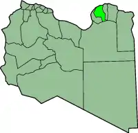 Map showing municipality