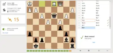 Puzzle Streak, where players solve increasingly difficult chess puzzles until a mistake is made