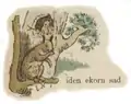 Little squirrel sitting (Norsk Billedbog for børn)