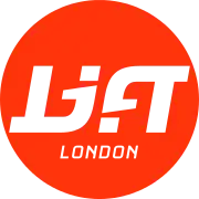 "Lift", half-turn ambigram logo.