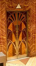 Mixed with Art Deco - Elevator door in the Chrysler Building, New York City, by William van Alen, 1929-1930