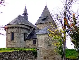 The church in Liginiac