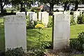 Graves of workers with the Chinese Labour Corps