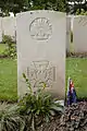 The grave of Major Frederick Tubb VC