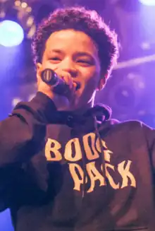 Lil Mosey performing in 2018