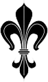 Stylized Lily used in heraldry