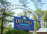 Entrance to Lily Dale Spiritualist community, New York