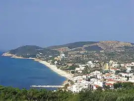 Seafront in Limenaria