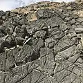 These craggy looking cliffs might appear to be volcanic but they are actually weathered limestone (2019)